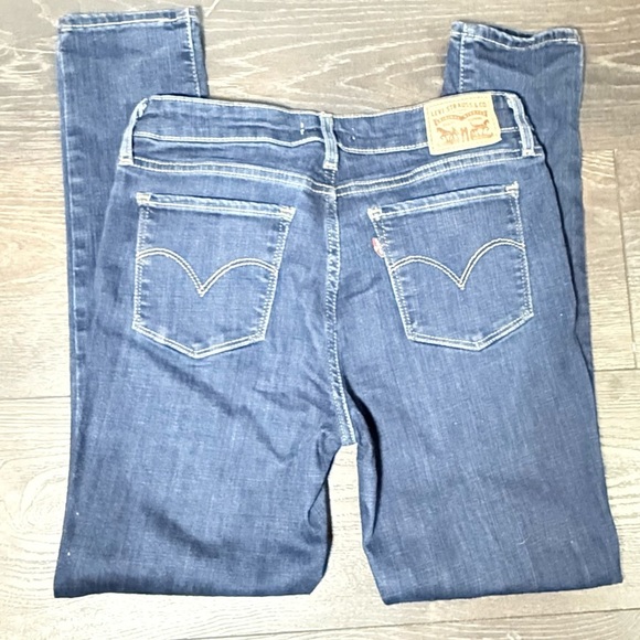 Levi's Women's 711 Dark Blue Skinny Jeans Size 28 - Picture 10 of 10
